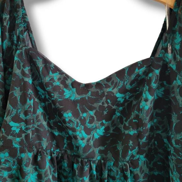 Isabel Maternity by Ingrid & Isabel Green Floral Long Sleeve Blouse – xs - Picture 4 of 9